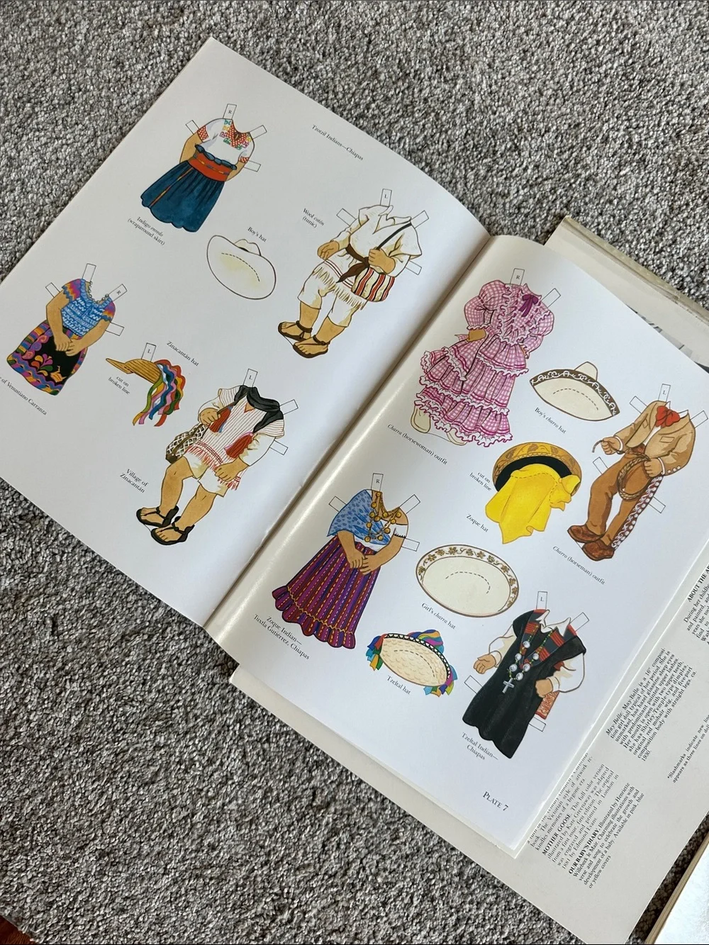 Vintage Paper Dolls Book Set - Yellow Covers
